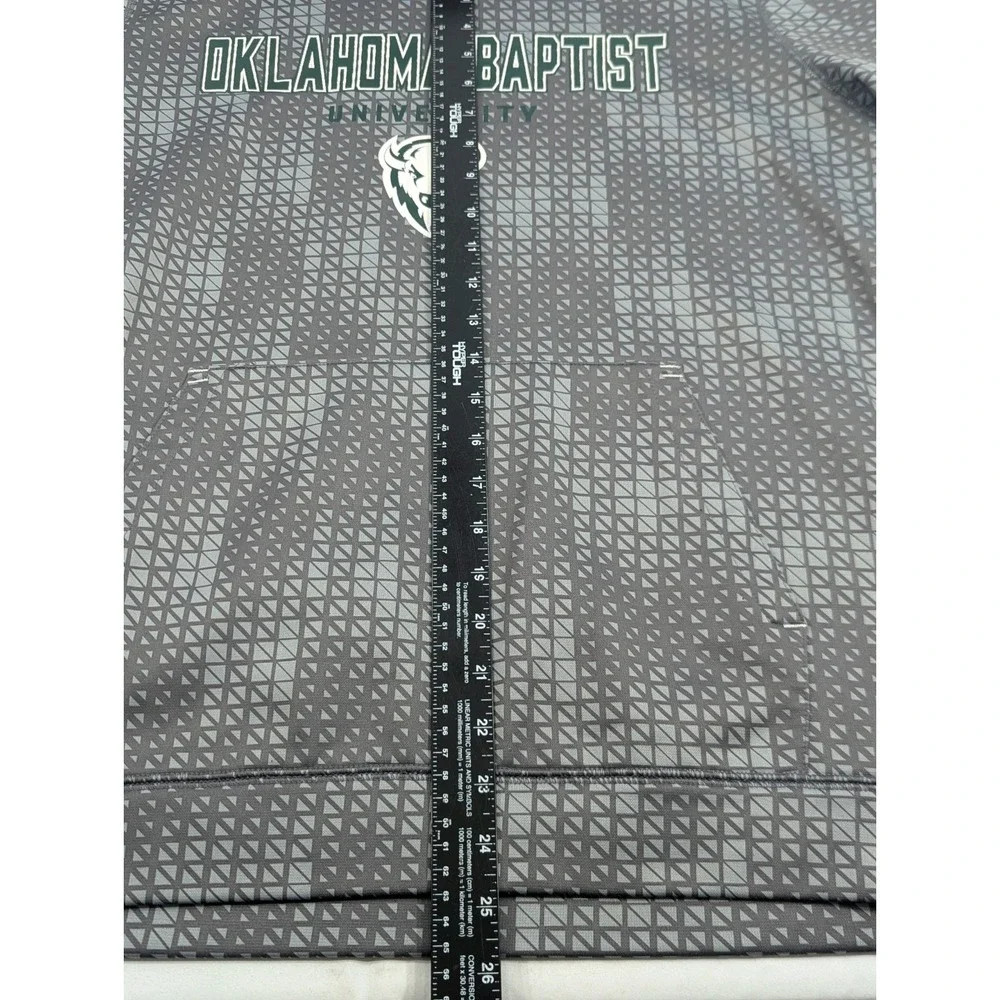 Oklahoma Baptist University Men M Under Armour Bison Pullover Hoodie Loose‎ Fit